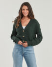 Gilet / Cardigan Only ONLCAROL Vert Gilet / Cardigan Femme - 2