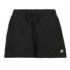 Shorts New Balance FRENCH TERRY SHORT Nero Shorts Donna