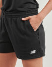 Shorts New Balance FRENCH TERRY SHORT Nero Shorts Donna - 5