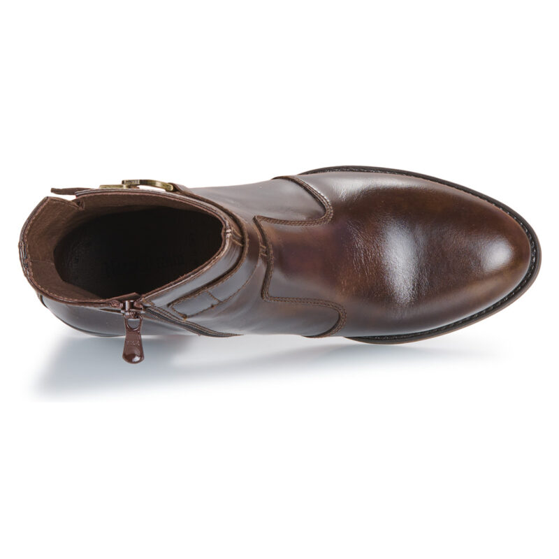 NeroGiardini I411270D-300 Braune Damen-Ankle-Boots - Gr&ouml;&szlig;e 6
