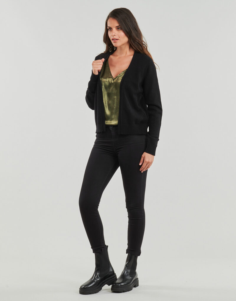Gilet/cardigan noir Vila VIRIL pour femme - Taille 3