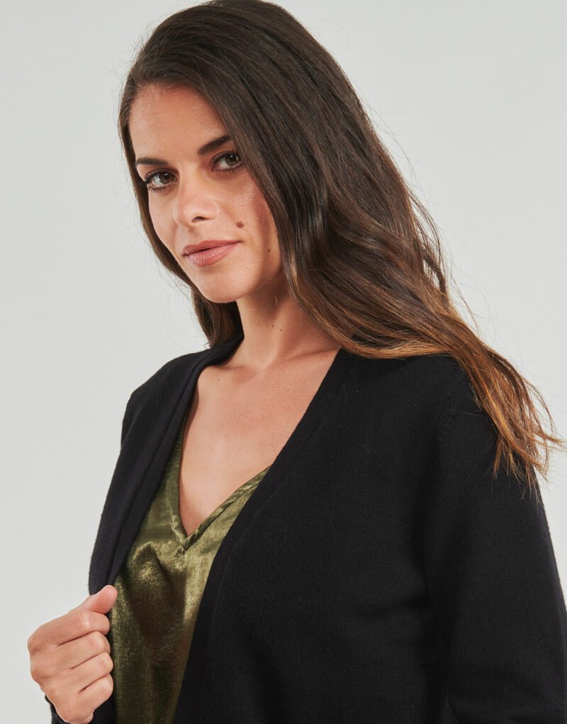 Gilet/cardigan noir Vila VIRIL pour femme - Taille 5