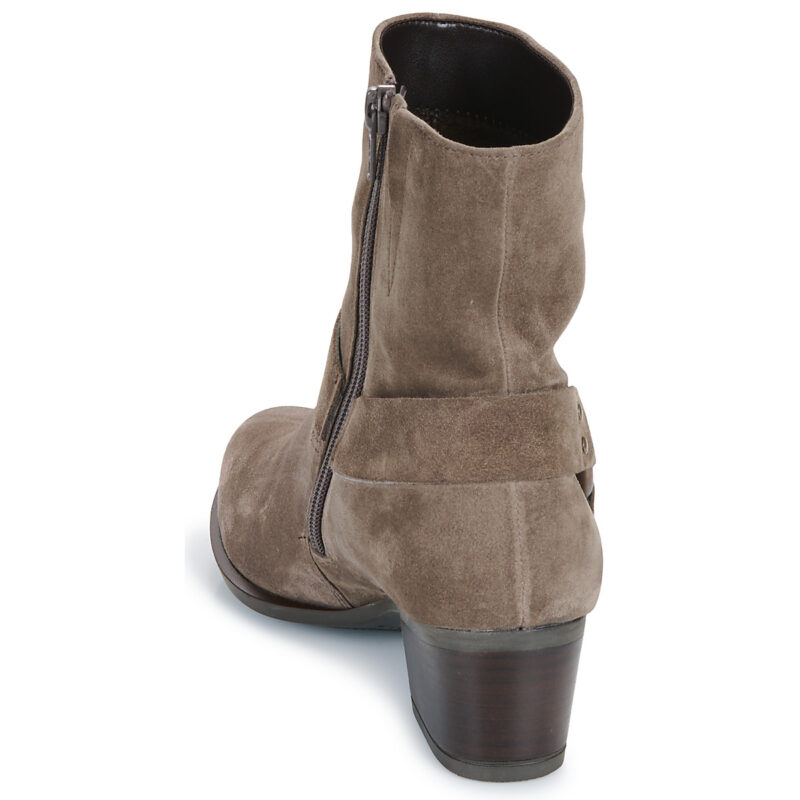 Gabor 56684 Graue Damen-Ankle-Boots - Gr&ouml;&szlig;e 5