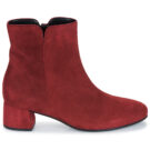 Gabor 55680 Rote Damen-Ankle-Boots - Gr&ouml;&szlig;e 2