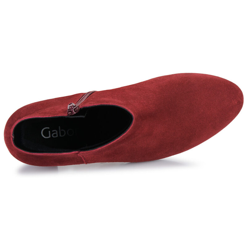 Gabor 55680 Rote Damen-Ankle-Boots - Gr&ouml;&szlig;e 6