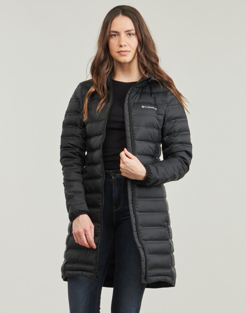 Piumino Columbia Lake 22 II Down Long Hooded Jacket Nero Piumini Donna - 2