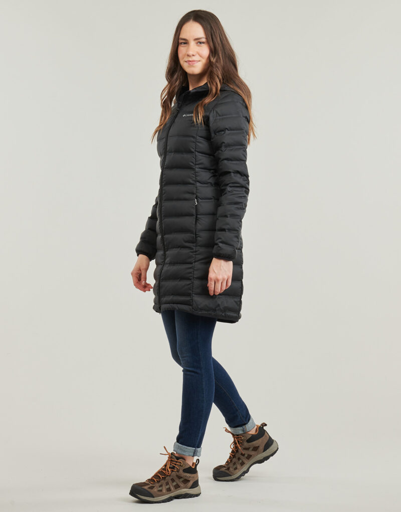 Piumino Columbia Lake 22 II Down Long Hooded Jacket Nero Piumini Donna - 3