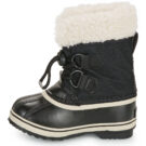 Sorel CHILDRENS YOOT PAC NYLON WP Nero Scarpe da neve Bambino - 4