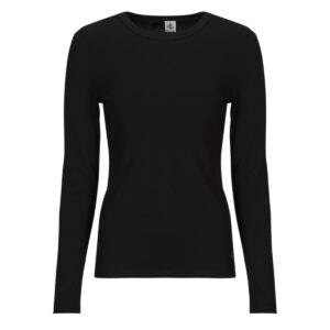 T-shirts a maniche lunghe  Petit Bateau  ML COL ROND  Nero -  T-shirts a maniche lunghe Donna
