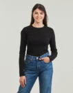 Petit Bateau Langarmshirts ML COL ROND Schwarz Langarmshirts Damen - 2
