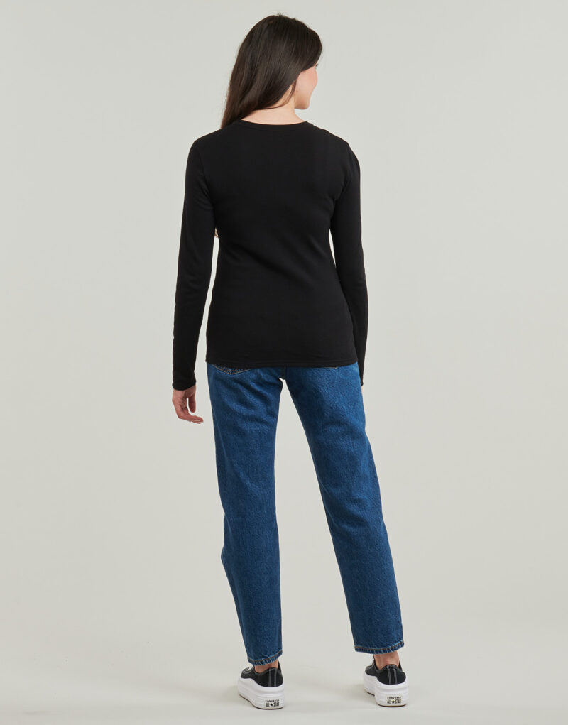 Petit Bateau Langarmshirts ML COL ROND Schwarz Langarmshirts Damen - 4