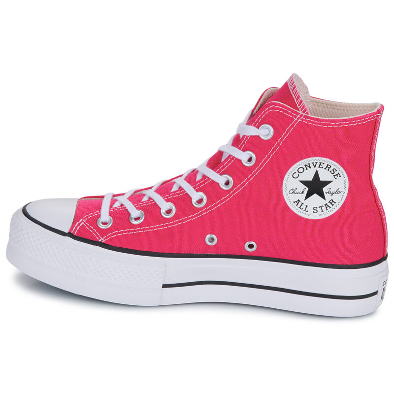 Converse CHUCK TAYLOR ALL STAR LIFT PLATFORM Rosa Sneakers alte Donna - 4