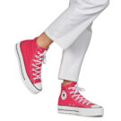 Converse CHUCK TAYLOR ALL STAR LIFT PLATFORM Rosa Sneakers alte Donna - 8