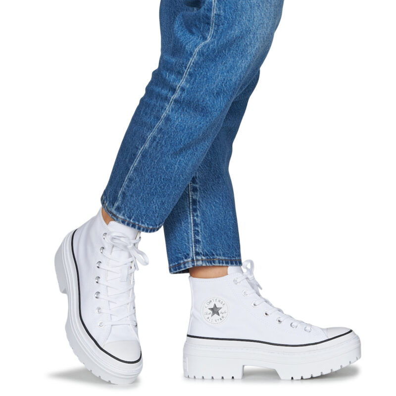 Converse CHUCK TAYLOR ALL STAR LUGGED HEEL PLATFORM Bianco Sneakers alte Donna - 8