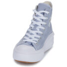 Converse CHUCK TAYLOR ALL STAR MOVE PLATFORM Blu Sneakers alte Donna - 3