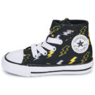 Converse CHUCK TAYLOR ALL STAR ELECTRIC BOLT EASY-ON Black Sneakers Child - 4