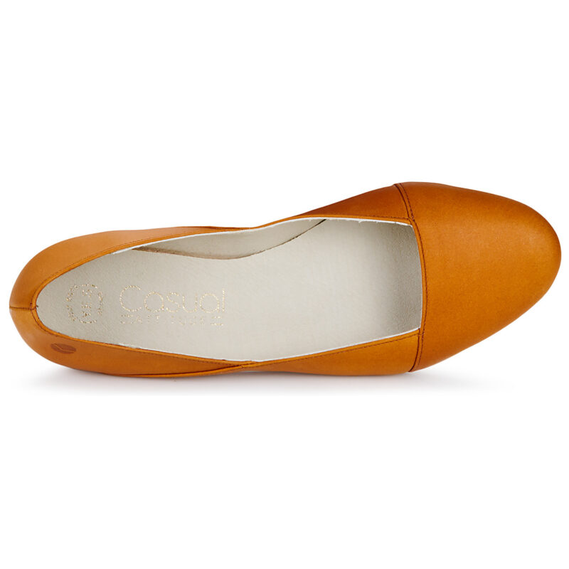 Casual Attitude TOBALO Braune Damen-Ballerinas - Gr&ouml;&szlig;e 6