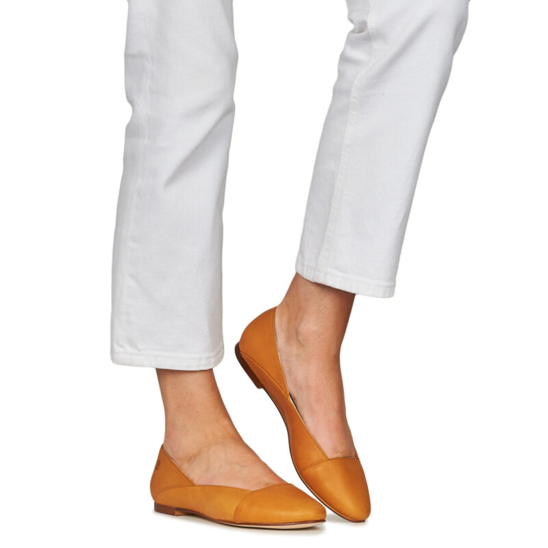 Casual Attitude TOBALO Braune Damen-Ballerinas - Gr&ouml;&szlig;e 8