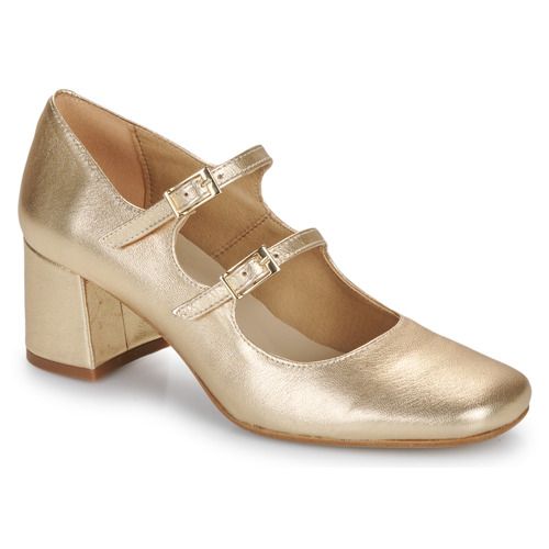 Décolleté Donna Betty London BRUNALIA in oro, eleganti scarpe con tacco, perfette per occasioni speciali e outfit glamour. Comode e raffinate, ideali per completare il tuo look con stile.