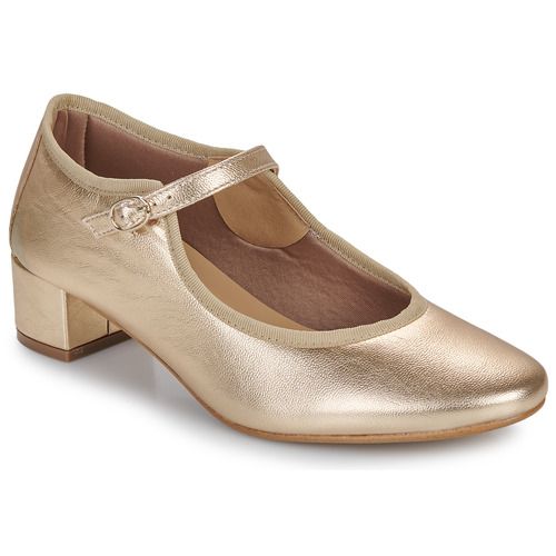 "Ballerine Donna Betty London FLAVIA Oro - Eleganti e comode, queste ballerine in oro sono perfette per aggiungere un tocco di stile a qualsiasi outfit. Ideali per occasioni speciali o per un look casual-chic, offrono comfort e versatilità. Acquista ora le Betty London FLAVIA Oro per un'eleganza senza tempo."