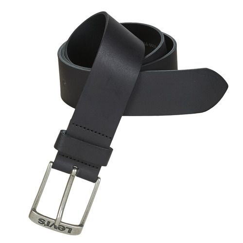 "Cintura Uomo Levis NEW DUNCAN in Nero - Elegante e robusta, perfetta per ogni occasione, realizzata in materiali di alta qualità per garantire durata e stile. Ottima scelta per un outfit casual o formale."