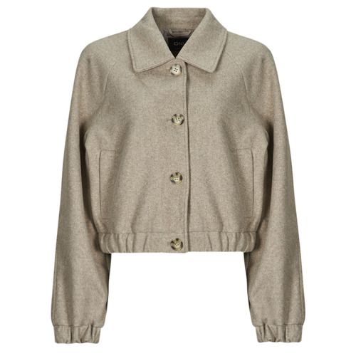 Giubbotto Only ONLNANCY Beige per donna, elegante e versatile, ideale per outfit casual e urban. Realizzato con materiali di alta qualità, offre comfort e stile in ogni stagione. Perfetto per chi cerca un giubbotto alla moda per completare il proprio look. Disponibile in diverse taglie. Giubbotti donna must-have!