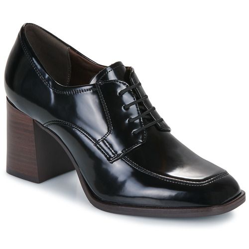 Scarpa di pelle nera Tamaris BABIS Derby da donna. Design elegante e versatile, ideale per ogni occasione. Suola antiscivolo per una fusione perfetta tra comfort e stile. Perfetta per l'ufficio o per uscite casual. Disponibile in diverse taglie.