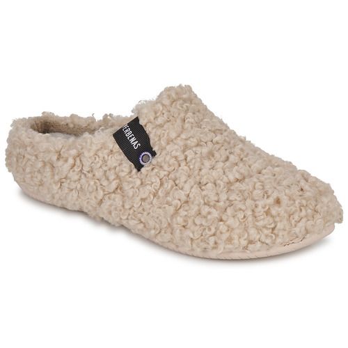 "Pantofole Verbenas YORK CURLY Beige per Donna, eleganti e confortevoli, ideali per l'uso quotidiano e il relax a casa. Perfette per aggiungere stile e comfort al tuo guardaroba invernale."
