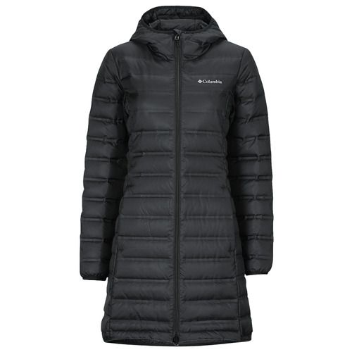 "Piumino Columbia Lake 22 II Down Long Hooded Jacket Nero per donna, elegante e versatile, ideale per affrontare le temperature invernali. Realizzato con materiali di alta qualità, offre calore e comfort, perfetto per attività all'aperto o per l'uso quotidiano. Design moderno con cappuccio lungo, disponibile in colorazione nera, adatta a ogni look."