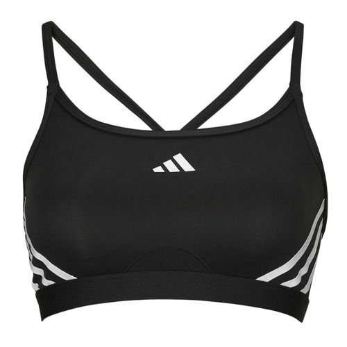 Reggiseno sportivo donna adidas Aeroreact Bra for Training nero, progettato per offrire supporto durante l'attività fisica. Realizzato con materiali traspiranti e leggeri, garantisce comfort e libertà di movimento. Ideale per allenamenti intensi e attività sportive, questo reggiseno è perfetto per le donne attive che cercano stile e performance. Acquista ora il tuo reggiseno sportivo adidas per un'esperienza di allenamento superiore.