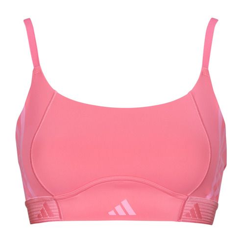Reggiseno sportivo donna adidas Hyperglam Bralette rosa, perfetto per allenamenti intensi e attività all'aperto. Design trendy e confortevole, realizzato con materiali traspiranti per garantire supporto e libertà di movimento. Ideale per fitness, yoga e corsa, un must-have per ogni appassionata di sport.