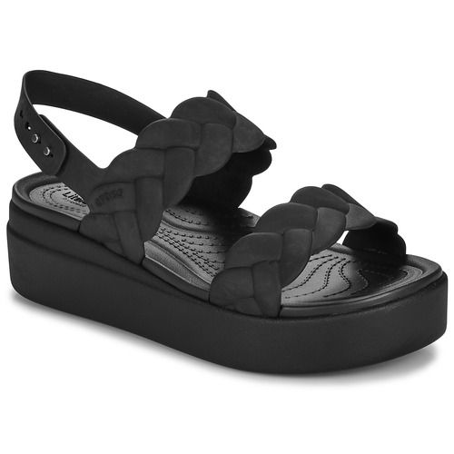 Sandali Donna Crocs Brooklyn Woven Upper LW Nero, eleganti e comodi, con tomaia intrecciata per un'ottima traspirabilità, ideali per l'estate. Perfetti per abbinamenti casual e quotidiani, inclusi per passeggiate e attività all'aperto. Acquista ora e scopri il comfort dei sandali Crocs!