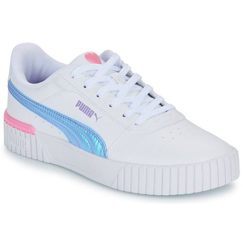 Scarpe bambina ragazza Puma Carina 2.0 Bouncy Sky Jr Bianco, ideali per il comfort e lo stile giovane. Queste sneakers dal design moderno sono perfette per ogni occasione, realizzate in materiali di qualità per garantire durata e sostenibilità. Perfette per il tempo libero, lo sport e la scuola, le Puma Carina 2.0 assicurano un'ottima vestibilità e supporto durante la crescita. Scegli il meglio per la tua bambina con queste scarpe trendy e versatili.