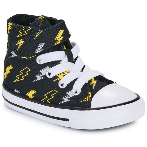 Scarpe Converse bambino ragazzo CHUCK TAYLOR ALL STAR ELECTRIC BOLT EASY-ON nere, ideali per il comfort e lo stile quotidiano. Sneakers versatili perfette per ogni occasione, con design accattivante e pratiche chiusure facili da indossare. Acquista ora per garantire al tuo bambino un look alla moda e un'ottima comodità!