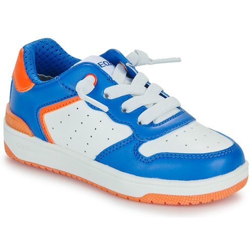 Scarpe bambino ragazzo Geox J WASHIBA BOY in Bianco, ideali per il comfort quotidiano e il divertimento all'aperto. Design alla moda e traspirante, perfette per ogni occasione. Acquista ora per garantire ai tuoi bambini stile e comodità con le scarpe Geox!