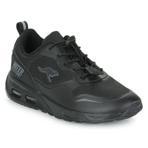 Scarpe bambino ragazzo Kangaroos KX-Raptor Low in nero, design moderno e sportivo, ideali per attività all'aperto e utilizzo quotidiano. Comode e resistenti, perfette per i piccoli avventurieri. Acquista ora le Kangaroos KX-Raptor Low per garantire stile e comfort ai tuoi bambini.