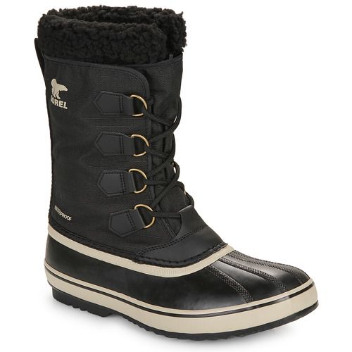 Scarpe da neve Uomo Sorel 1964 PAC NYLON WP Nero, ideali per condizioni invernali estreme, con design elegante e funzionale. Perfette per escursioni sulla neve, offrono comfort, resistenza all'acqua e isolamento termico. Acquista ora per affrontare l'inverno con stile!