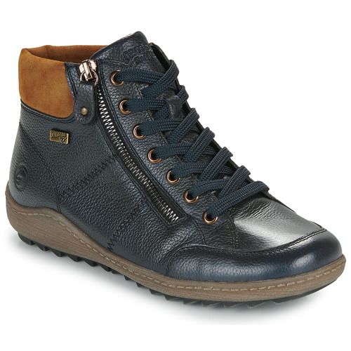 "Sneakers alte donna Remonte MERCHAN Blu, moda trendy, comfort e stile, perfette per ogni outfit. Scarpe trendy e versatili, ideali per il tempo libero e le uscite quotidiane. Acquista ora per un look fashion senza tempo."