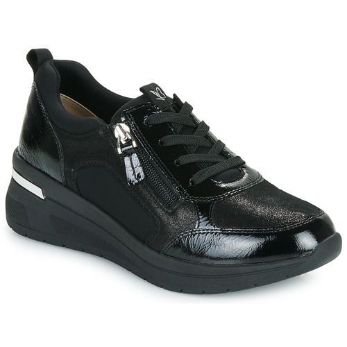 Scarpe Caprice NIA Nero Sneakers basse Donna: eleganti sneakers nere con design moderno, perfette per il comfort quotidiano e lo stile casual. Ideali per ogni occasione, queste sneakers sono realizzate con materiali di alta qualità e offrono un'ottima aderenza. Acquista ora le migliori sneakers per donna e completa il tuo outfit con stile!