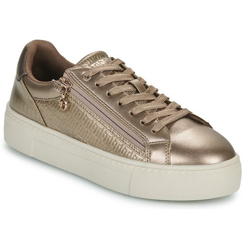 Sneakers basse Donna Tamaris PAVIS Oro, eleganti e alla moda, perfette per completare il tuo look con stile. Design moderno e confortevole, ideal per ogni occasione. Acquista ora per un tocco di classe!