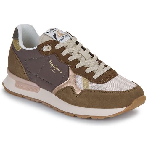 Sneakers basse Pepe Jeans BRIT MIXT W marrone per donna, eleganti e versatili. Perfette per ogni occasione, queste sneakers offrono comfort e stile senza tempo. Ideali per completare il tuo look quotidiano. Acquista ora le Pepe Jeans BRIT MIXT W e dai un tocco di classe al tuo outfit!