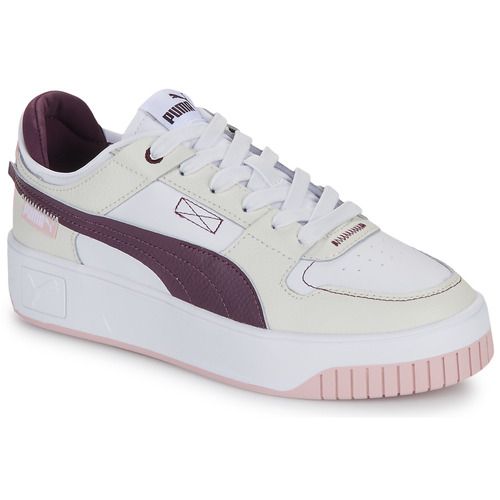 Sneakers basse Donna Puma Carina Street VTG beige, eleganti e versatili, perfette per un look casual-chic. Queste scarpe offrono comfort e stile, ideali per ogni occasione. Acquista ora le Puma Carina Street VTG e ravviva il tuo guardaroba!