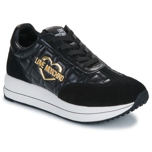 Sneakers basse Donna Love Moschino DAILY RUNNING in colore nero, perfette per un look sportivo e alla moda. Queste scarpe offrono comfort e stile, ideali per il tuo abbigliamento quotidiano. Acquista ora le migliori sneakers per completare il tuo outfit!