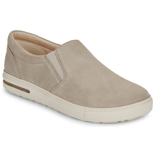 Sneakers basse Birkenstock Oswego LEVE nella colorazione Taupe Beige, design slip on per donna, perfette per un look casual e alla moda. Queste scarpe offrono comfort e stile, ideali per ogni occasione. Acquista ora le Birkenstock Oswego LEVE Taupe per un passo alla moda e in comfort.