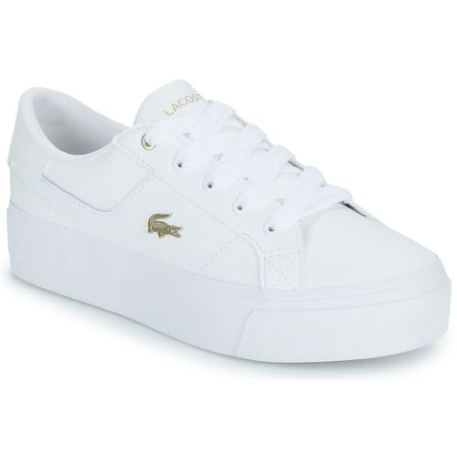 Sneakers basse Donna Lacoste ZIANE in bianco, eleganti e versatili, ideali per un look casual e alla moda. Design contemporaneo con dettagli raffinati, perfette per ogni occasione. Comfort e stile uniti in un'unica scarpa. Acquista ora le Lacoste ZIANE e completa il tuo outfit!