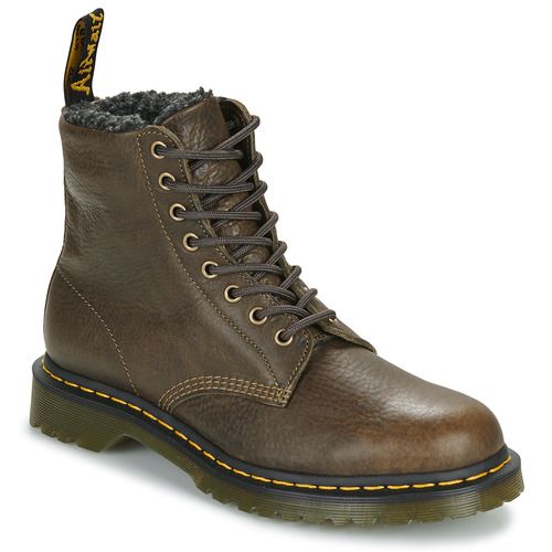Stivaletti Dr. Martens 1460 DMS OLIVE GRIZZLY Marrone per Donna, in pelle resistente, caratterizzati da un design iconico, suola in gomma antiscivolo e cuciture a contrasto. Perfetti per un look casual e alla moda. Acquista ora per un'esperienza di comfort e stile senza pari.