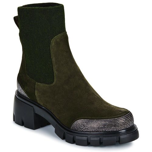 Stivaletti Donna Fru.it ESTEVE Kaki, eleganti e alla moda, perfetti per ogni occasione. Realizzati con materiali di alta qualità, offrono comfort e stile. Ideali per completare il tuo look autunnale e invernale. Disponibili in varie taglie, aggiungi un tocco di classe al tuo guardaroba con questi stivaletti versatili. Acquista ora per non perdere questa imperdibile opportunità!