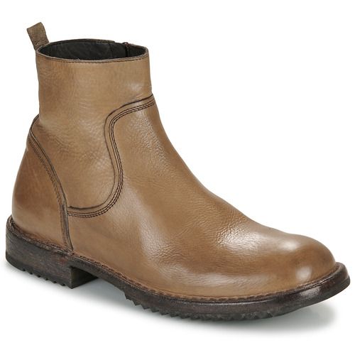 Stivaletti Uomo Moma RICK U Marrone in pelle, design elegante e raffinato, perfetti per ogni occasione. Suola antiscivolo per comfort e durata. Ideali per un look casual e alla moda.