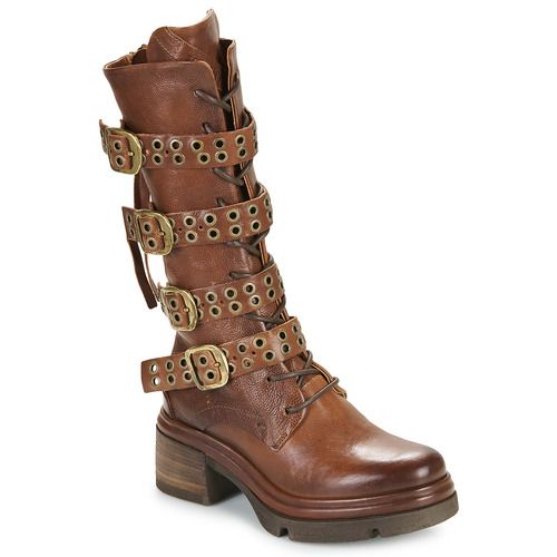 Stivaletti Donna Airstep / A.S.98 SANGLETTE Marrone in pelle di alta qualità, design elegante e alla moda, perfetti per ogni occasione. Ideali per l'autunno e l'inverno, garantiscono comfort e stile. Acquista ora per aggiungere un tocco di raffinatezza al tuo guardaroba.