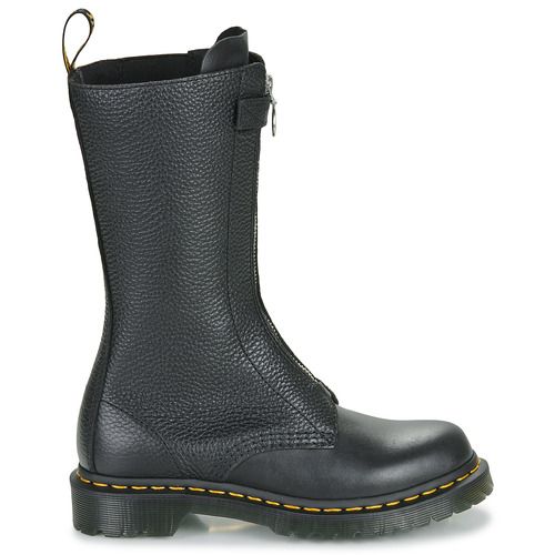 Dr. Martens Donna Stivali 1B99 FRONT ZIP BLACK WANAMA Nero - 2